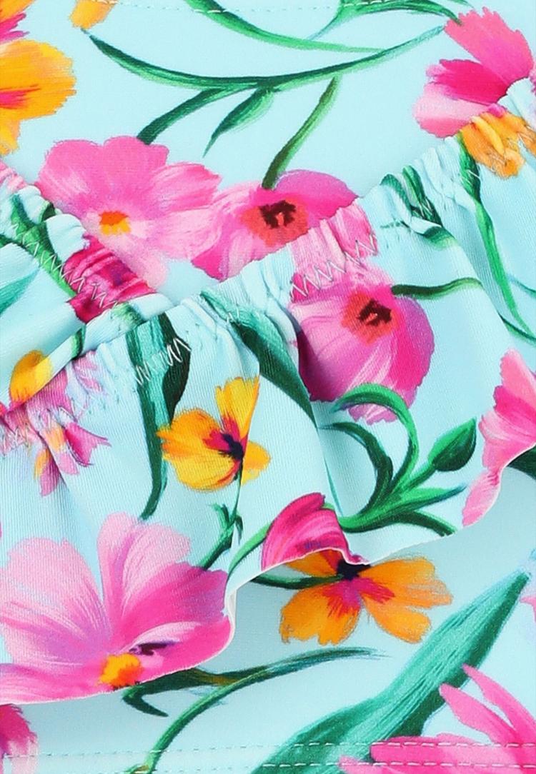 ZigZag ZigZag Tropical Badeanzug Kinder - Print 3702 Blue - 2 | SportScheck