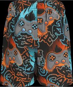 Rückansicht von ZigZag Soda Boardshorts Kinder Print 3706 Game