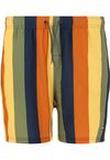 Cruz Pieter Badehose Herren - Print 3634 Yellow Stripe