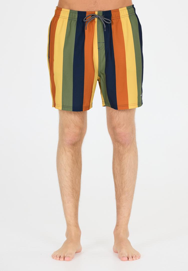 Cruz Cruz Pieter Badehose Herren - Print 3634 Yellow Stripe - 1 | SportScheck