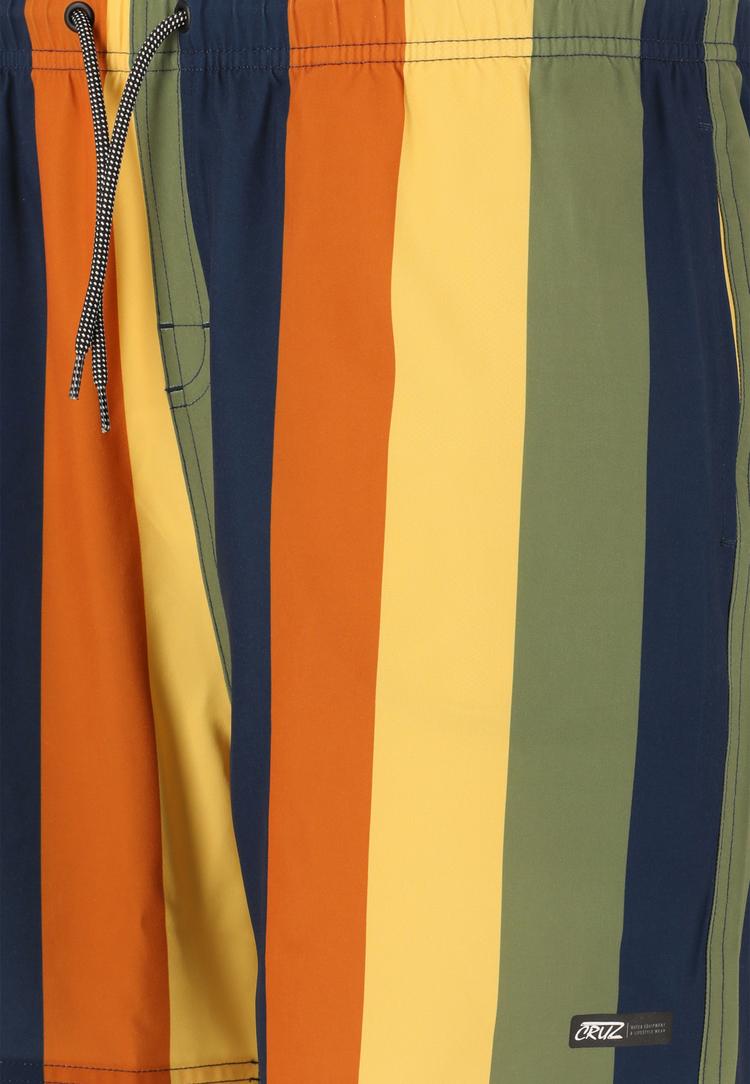 Cruz Cruz Pieter Badehose Herren - Print 3634 Yellow Stripe - 0 | SportScheck