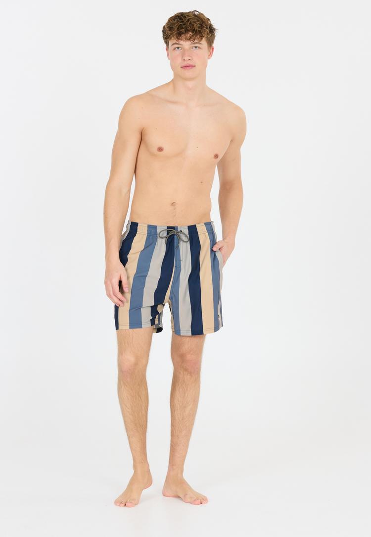 Cruz Cruz Pieter Badehose Herren - Print 3635 Grey Stripe - 0 | SportScheck