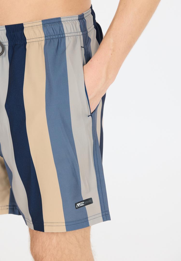 Cruz Cruz Pieter Badehose Herren - Print 3635 Grey Stripe - 2 | SportScheck