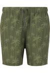 Cruz Rohan Badehose Herren - Print 3678 Green Palm