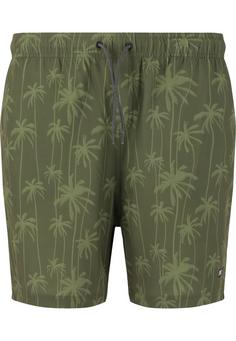 Cruz Rohan Boardshorts Herren Print 3678 Green Palm