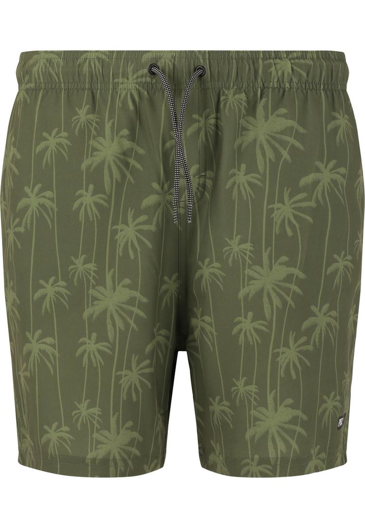 Cruz Cruz Rohan Badehose Herren - Print 3678 Green Palm - 0 | SportScheck