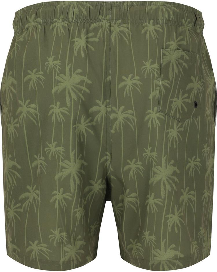 Cruz Cruz Rohan Badehose Herren - Print 3678 Green Palm - 0 | SportScheck