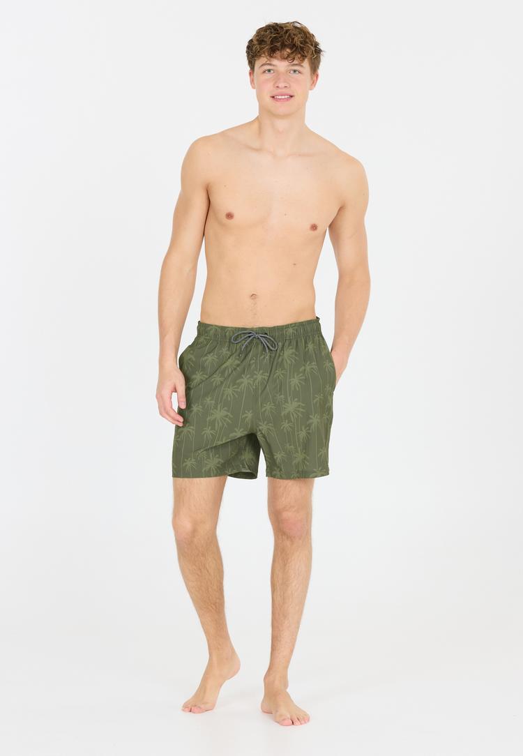 Cruz Cruz Rohan Badehose Herren - Print 3678 Green Palm - 0 | SportScheck
