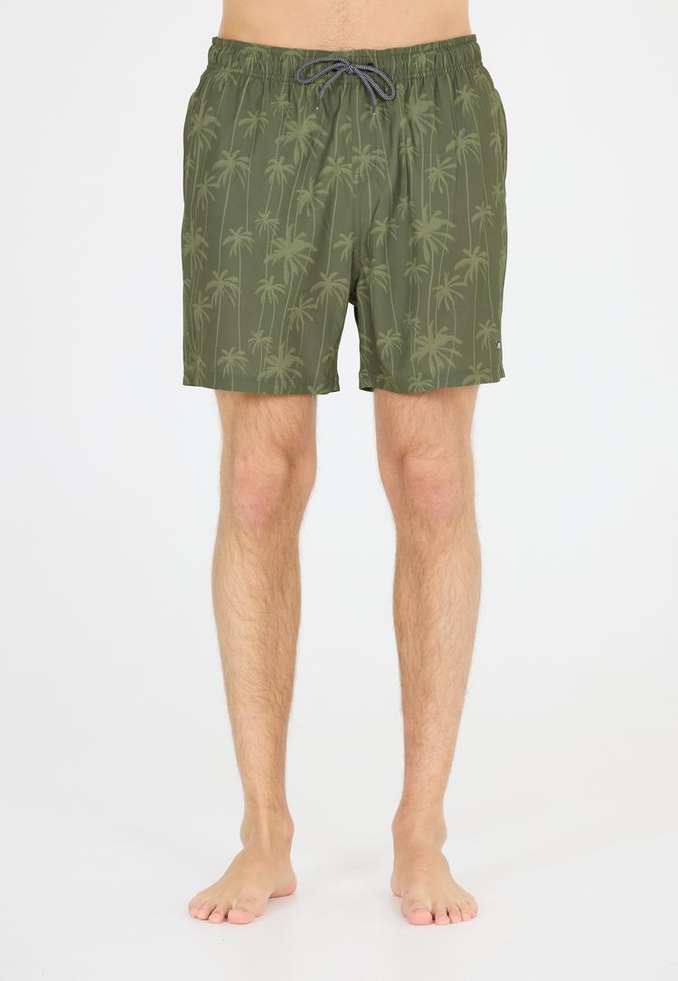 Cruz Cruz Rohan Badehose Herren - Print 3678 Green Palm - 1 | SportScheck
