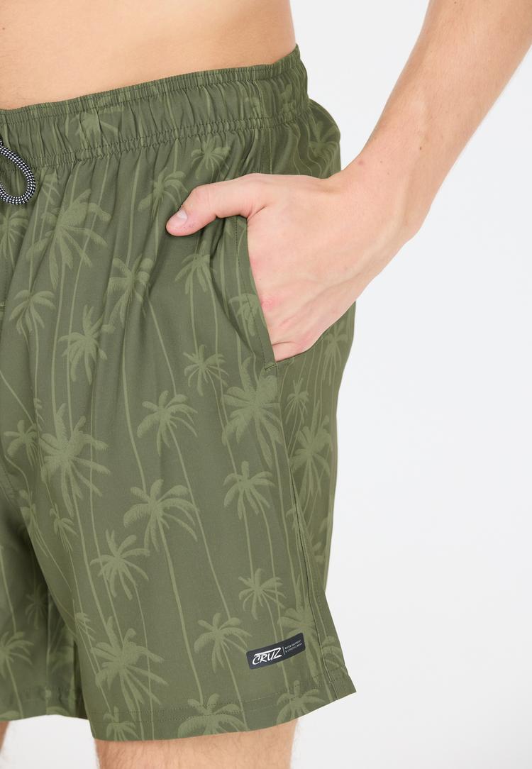 Cruz Cruz Rohan Badehose Herren - Print 3678 Green Palm - 2 | SportScheck