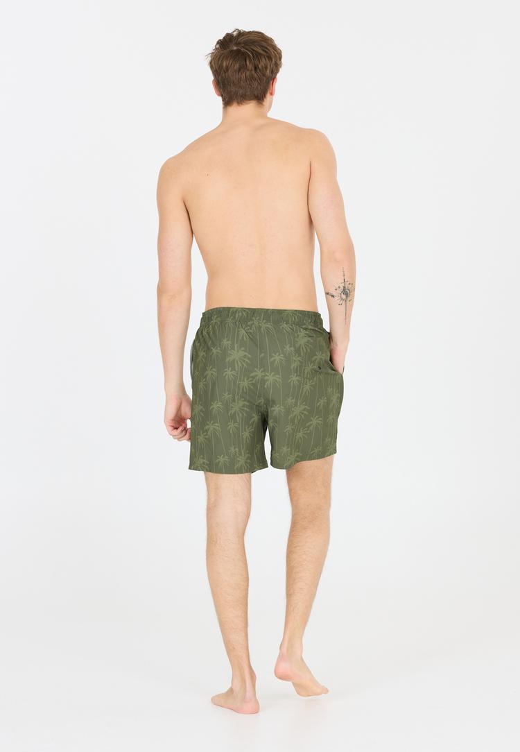 Cruz Cruz Rohan Badehose Herren - Print 3678 Green Palm - 3 | SportScheck