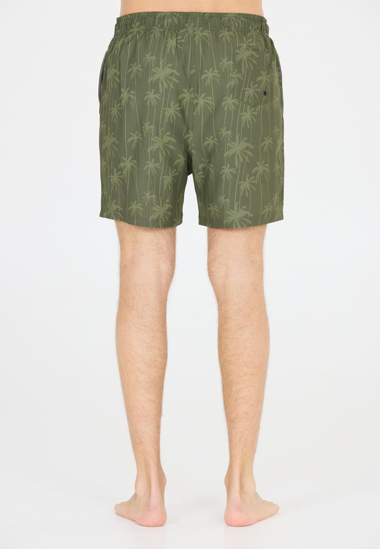 Cruz Cruz Rohan Badehose Herren - Print 3678 Green Palm - 4 | SportScheck