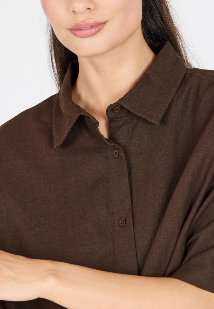 Athlecia Athlecia Resort V-Shirt Damen - 5129 Java - 0 | SportScheck