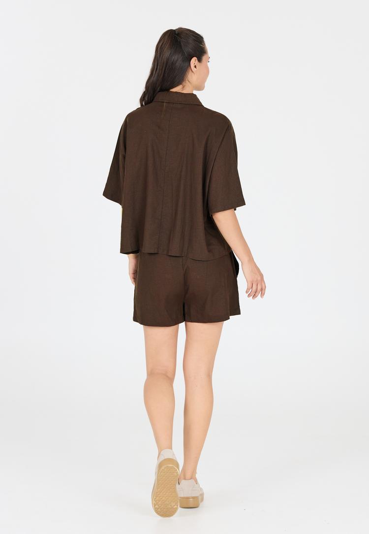 Athlecia Athlecia Resort V-Shirt Damen - 5129 Java - 3 | SportScheck