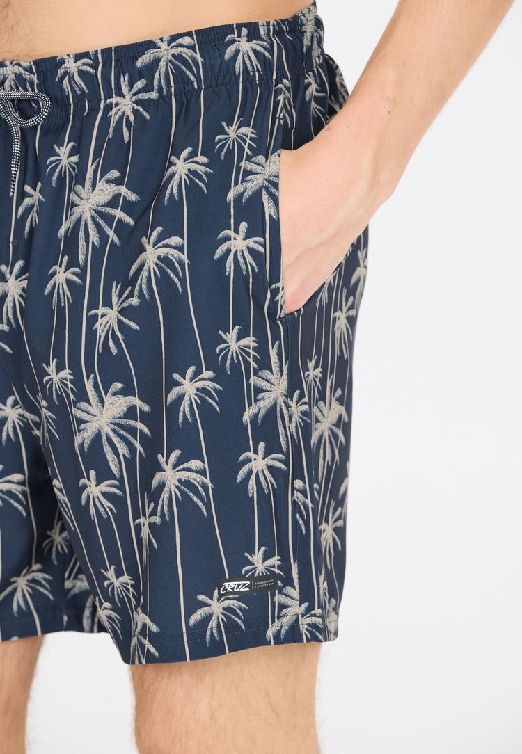Cruz Cruz Rohan Badehose Herren - Print 3632 Navy Palm - 2 | SportScheck