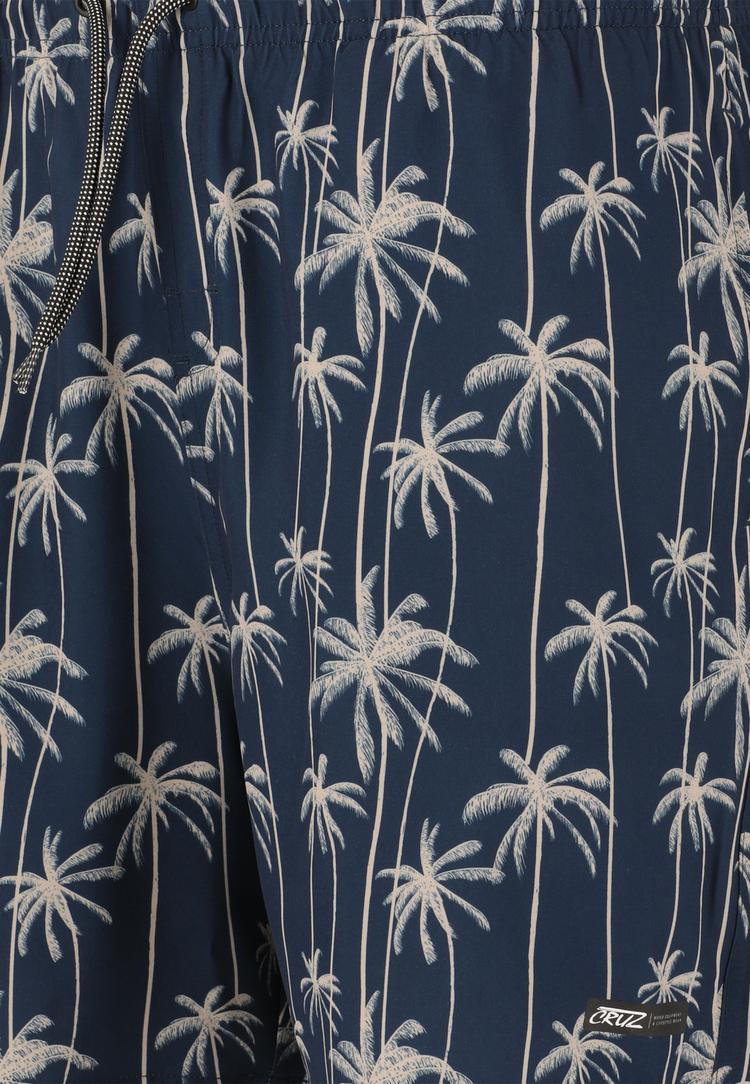 Cruz Cruz Rohan Badehose Herren - Print 3632 Navy Palm - 0 | SportScheck