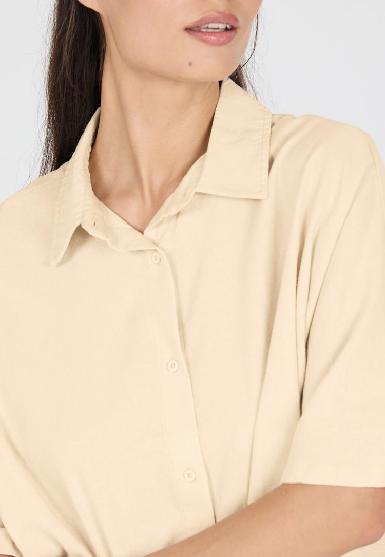 Athlecia Athlecia Resort V-Shirt Damen - 1236 Natural - 0 | SportScheck