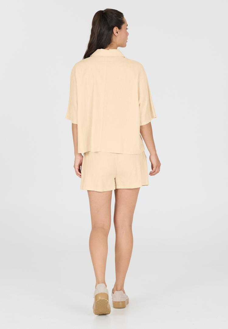 Athlecia Athlecia Resort V-Shirt Damen - 1236 Natural - 3 | SportScheck