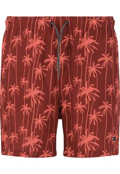 Cruz Rohan Boardshorts Herren Print 3633 Red Palm