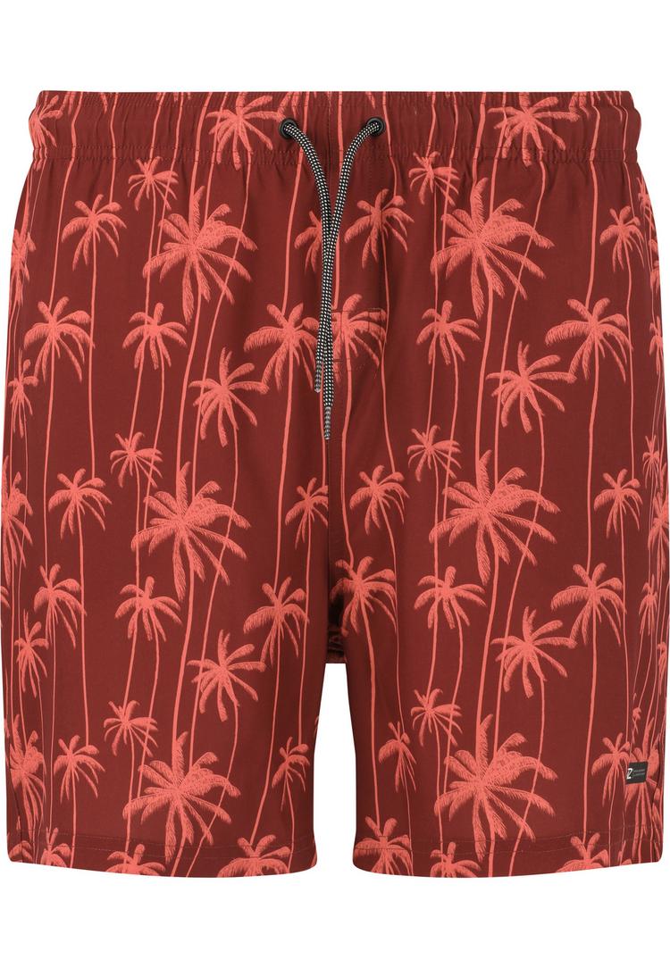 Cruz Cruz Rohan Badehose Herren - Print 3633 Red Palm - 0 | SportScheck