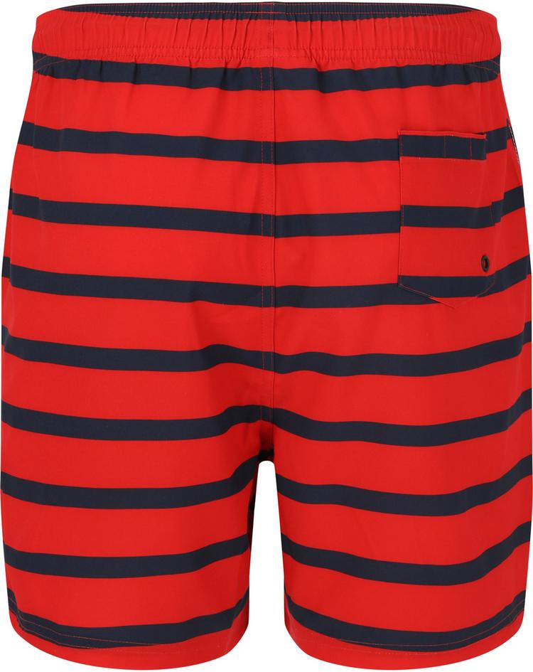 Cruz Cruz Danyel Badehose Herren - Print 3683 Red Stripe - 0 | SportScheck