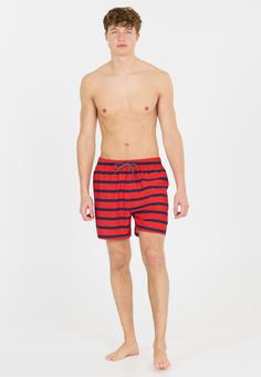 Rückansicht von Cruz Danyel Boardshorts Herren Print 3683 Red Stripe