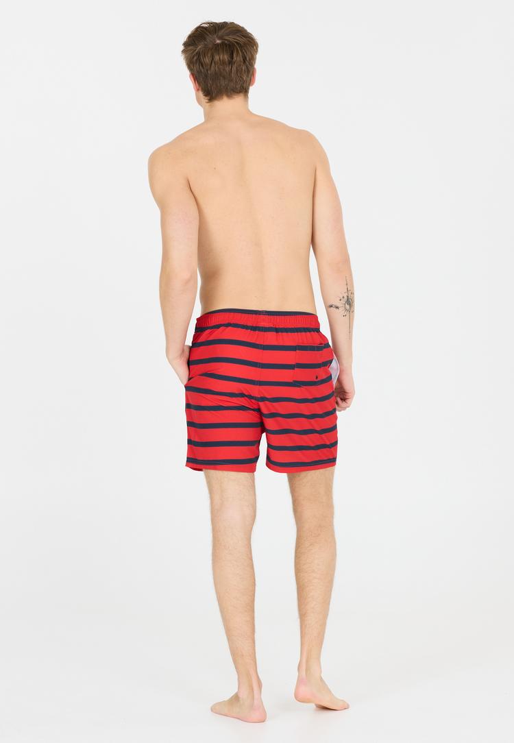 Cruz Cruz Danyel Badehose Herren - Print 3683 Red Stripe - 3 | SportScheck
