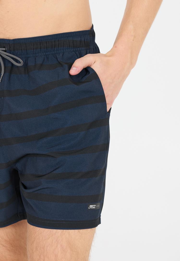 Cruz Cruz Danyel Badehose Herren - Print 3682 Navy Stripe - 0 | SportScheck