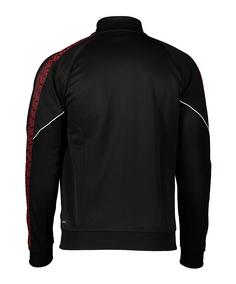 Rückansicht von PUMA AC Mailand KING Anthem Jacke Trainingsjacke Herren schwarzrot