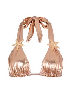 Moda Minx Bikini Oberteil Damen Rose Gold