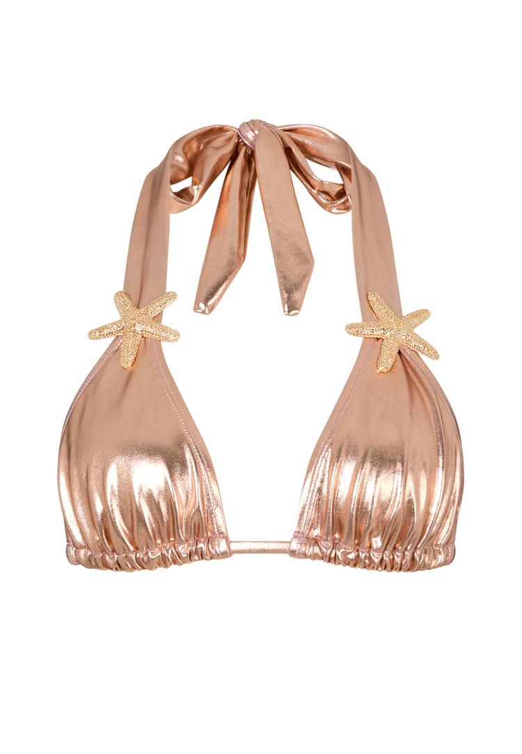 Moda Minx Moda Minx Starfish Triangle Top Bikini Oberteil Damen - Rose Gold - 0 | SportScheck