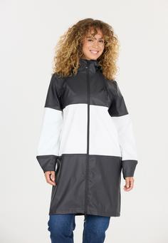 Rückansicht von Weather Report Dew Regenjacke Damen 1016 Phantom