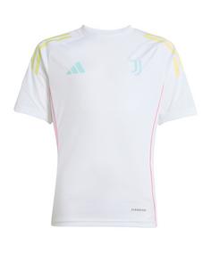 adidas Juventus Turin Trainingsshirt Kids Weiß Fanshirt Kinder weiss