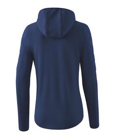Rückansicht von Erima Hybrid Jacke Damen Regenjacke Damen blau