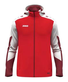 JAKO Dynamic Kapuzenjacke Trainingsjacke Herren rotweiss