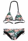 Chiemsee Triangel-Bikini Bikini Set Damen - schwarz-bedruckt