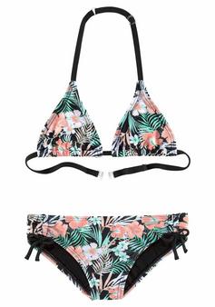 Chiemsee Triangel-Bikini Bikini Set Damen schwarz-bedruckt