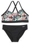 Chiemsee Bustier-Bikini Bikini Set Damen - schwarz-bedruckt