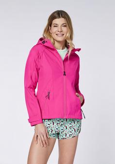 Rückansicht von Chiemsee Softshell-Jacke Softshelljacke Damen 18-2143 Beetroot Purple
