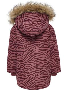 Rückansicht von hummel HMLJESSIE JACKET Trainingsjacke Kinder ROAN ROUGE