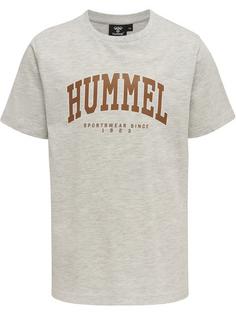 hummel hmlFAST T-SHIRT S/S Funktionsshirt Kinder LIGHT GREY MELANGE