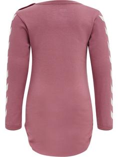 Rückansicht von hummel hmlFAST FLIPPER BODY L/S Bodysuit Kinder MESA ROSE