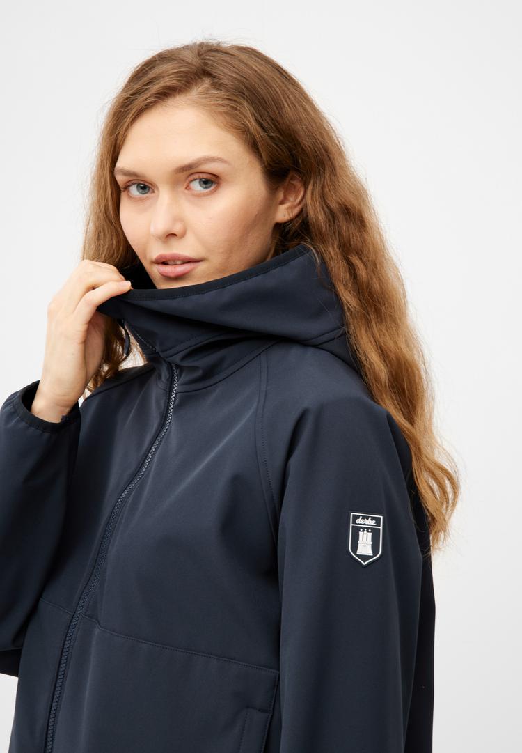 Derbe Derbe Peutby Softshelljacke Damen - navy/navy - 0 | SportScheck