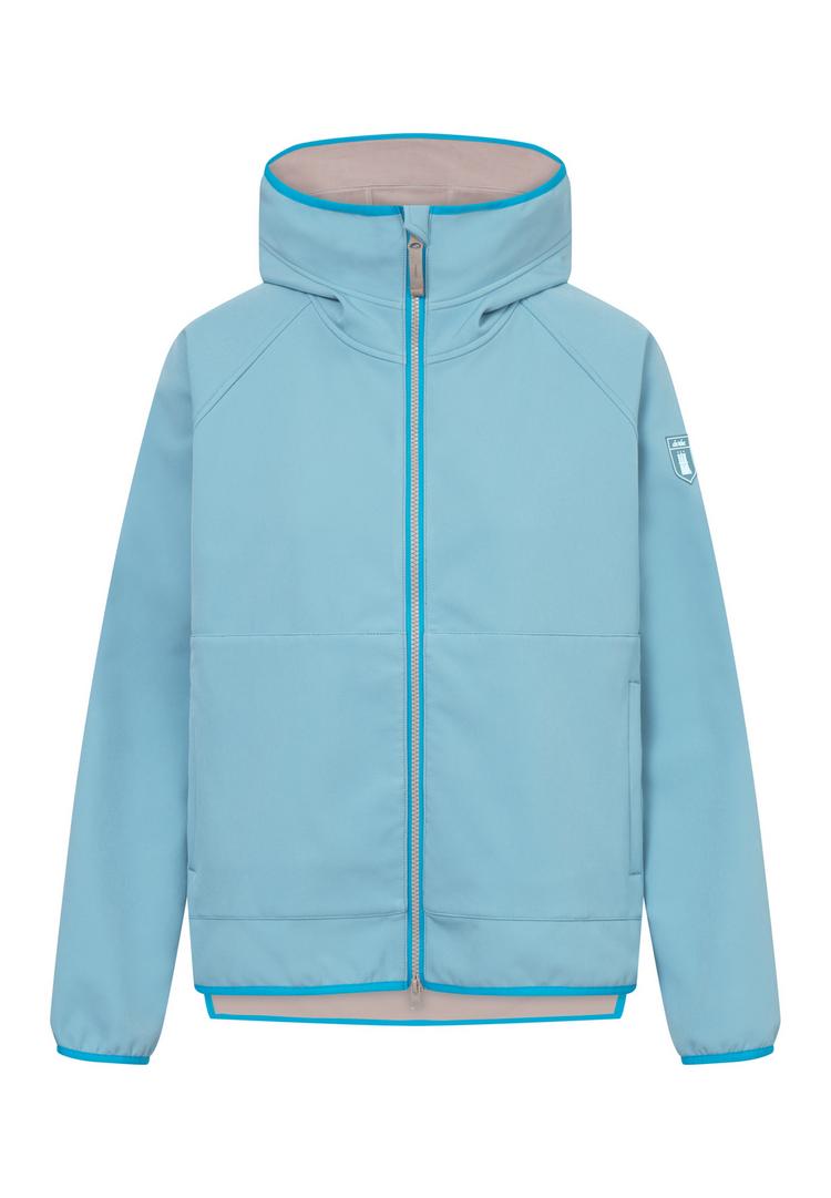Derbe Derbe Peutby Softshelljacke Damen - milky blue/cobblestone - 0 | SportScheck