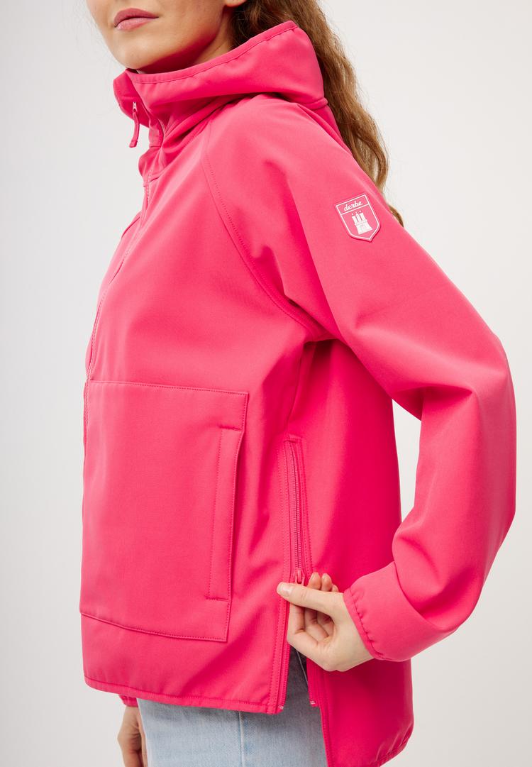 Derbe Derbe Peutby Softshelljacke Damen - azalea/dubarry - 0 | SportScheck