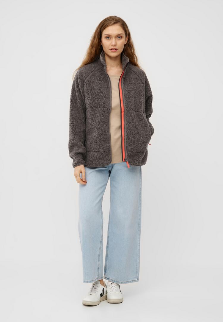 Derbe Derbe Kuschelby Fleecejacke Damen - morel - 1 | SportScheck