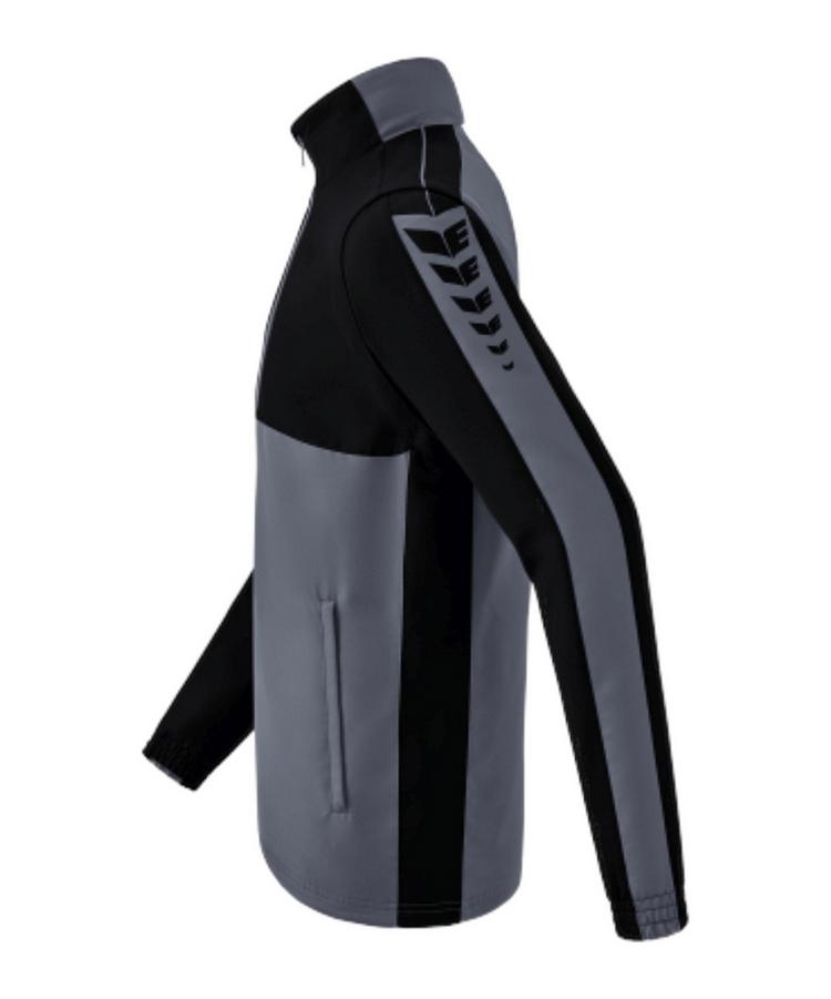 Erima Erima Six Wings Jacke abnehmbare &Auml;rmel Trainingsjacke Herren - grauschwarz - 0 | SportScheck