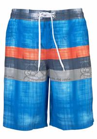 Chiemsee Badeshorts Badehose Herren - blau-orange