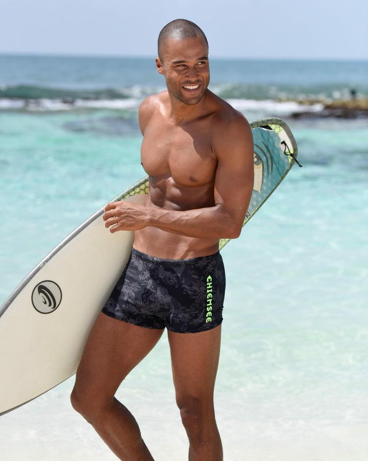 Chiemsee Chiemsee Boxer-Badehose Badehose Herren - schwarz-bedruckt - 0 | SportScheck