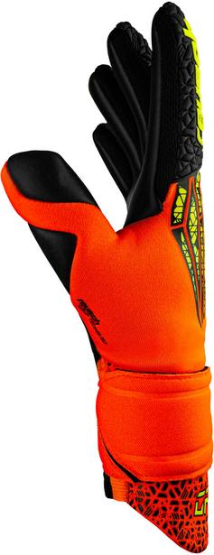 Rückansicht von Reusch Reusch GK1 Pro Torwarthandschuhe 2121  shock org/saf yell/blck